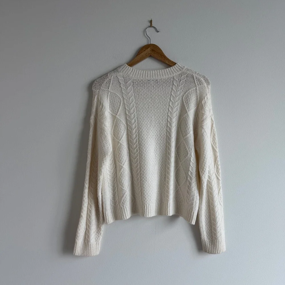 Women's‎ Vince Cable Knit Merino Wool Blend Pullover Size Small